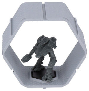 Modular Feldherr Hexagon Wall Shelf for BattleMechs