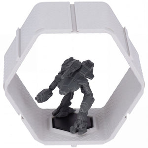 Modular Feldherr Hexagon Wall Shelf for BattleMechs