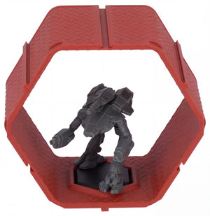 Modular Feldherr Hexagon Wall Shelf for BattleMechs