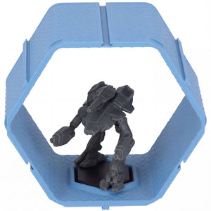 Modular Feldherr Hexagon Wall Shelf for BattleMechs