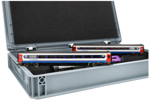 Euro Box z Zugliege - 5 przedziałów dla 00 Gauge - dla modeli lokomotyw kolejowych, wagonów i pojazdów