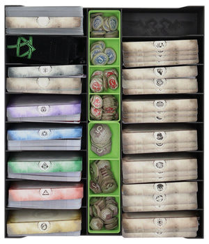 Inserto Organizzatore Feldherr per Arkham Horror: Il Gioco di Carte - Capitolo Due Core Set - Scatola di Gioco