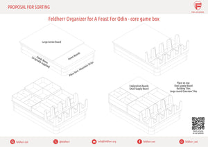 Feldherr Organizer Insert für Ein Fest für Odin - Grundspielbox