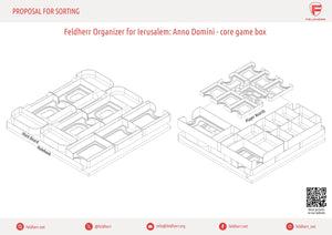 Feldherr Organizer Insert für Ierusalem: Anno Domini - Grundspielbox