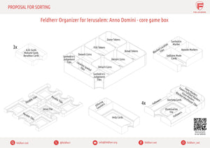 Feldherr Organizer Insert für Ierusalem: Anno Domini - Grundspielbox
