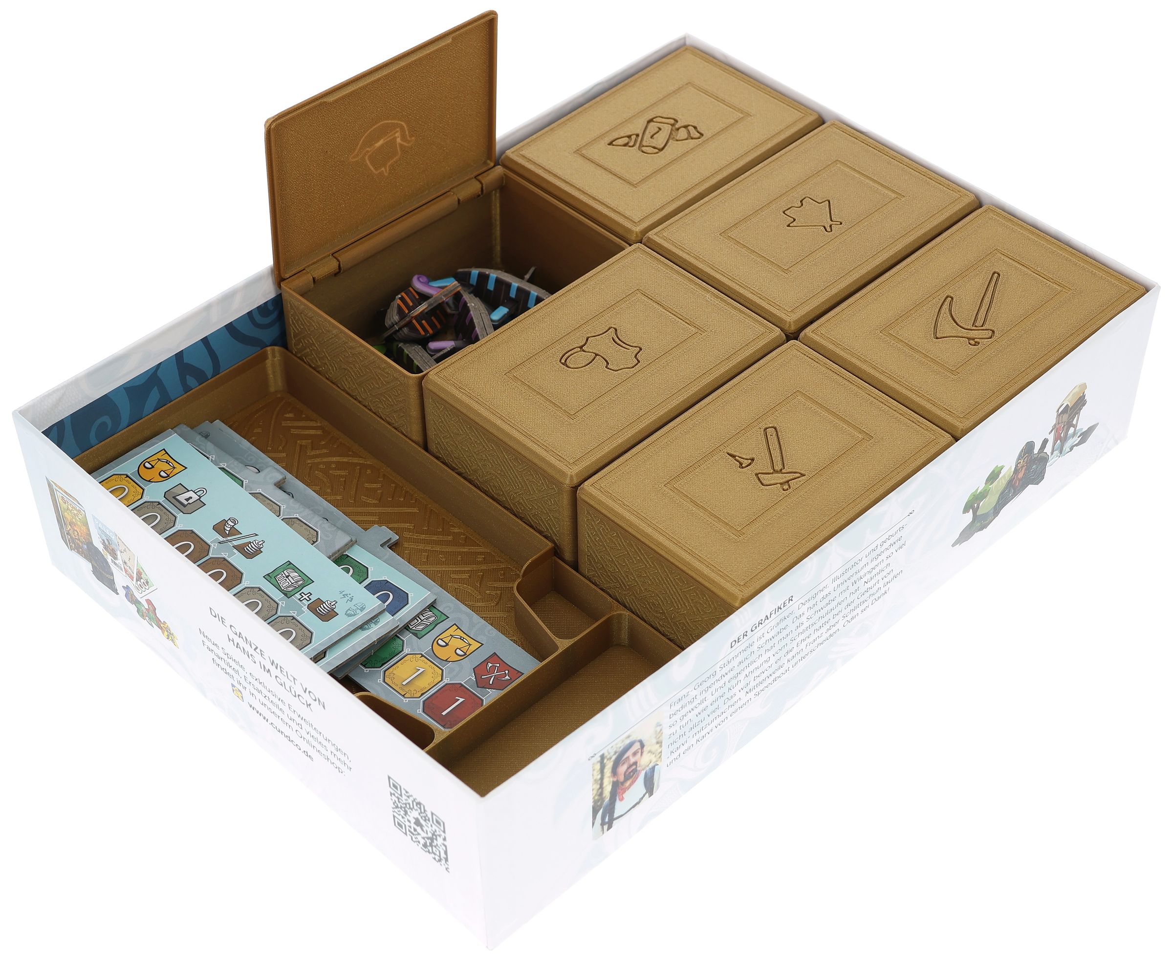 aufbewahrung für spiele Feldherr Organizer Insert für Karvi