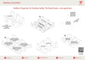 Feldherr Organizer Insert für Stardew Valley: The Board Game - Grundspielbox