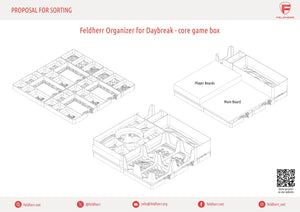 Feldherr Organizer Insert für E-Mission - Grundspielbox