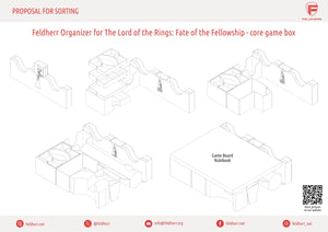 Feldherr Organizer für Der Herr der Ringe: Das Schicksal der Gemeinschaft - Grundspielbox