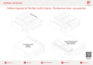 Feldherr Organizer für The Elder Scrolls V: Skyrim - The Adventure Game - Grundspielbox