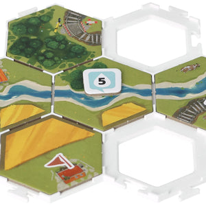 Feldherr Plättchen Halter für Dorfromantik: Das Brettspiel