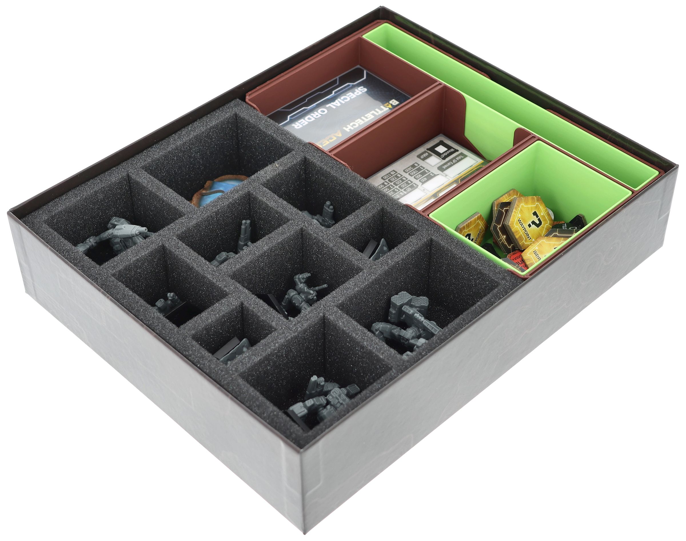 Battle Insert Feldherr Foam Set + Organizer Insert for BattleTech: Aces - Scouring S