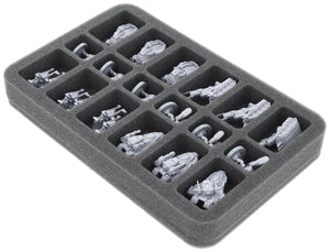 HS035A080 Inserto de espuma Feldherr para Epic Warpath - 18 compartimentos