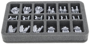 HS035A080 Inserto de espuma Feldherr para Epic Warpath - 18 compartimentos