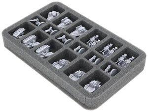 HS035A080 Inserto de espuma Feldherr para Epic Warpath - 18 compartimentos