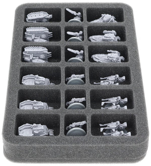 HS035A080 Inserto de espuma Feldherr para Epic Warpath - 18 compartimentos