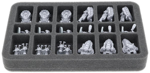 HS035A080 Inserto de espuma Feldherr para Epic Warpath - 18 compartimentos