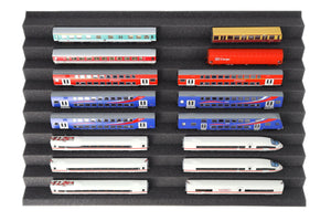 Feldherr Zugliege - Scala TT - per cassettiera IKEA ALEX su rotelle 67 x 66 cm - 8 scomparti - KQMFQQA01