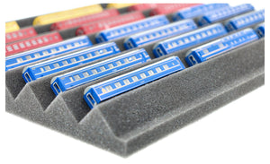 KN030A02 Feldherr Zugliege 360 mm x 270 mm do modeli kolejowych - Z Gauge - 7 przedziałów