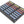 KN030A02 Feldherr Zugliege 360 mm x 270 mm do modeli kolejowych - Z Gauge - 7 przedziałów