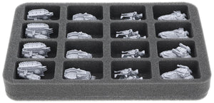 HS035A081 Inserto in schiuma Feldherr per Epic Warpath - 16 scomparti