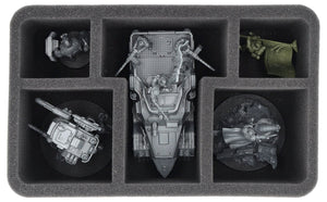 HS125A001 Feldherr foam tray for  Astra Militarum - 5 compartments