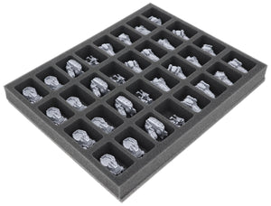 FS040A040 Feldherr Schaumstoffeinlage für Epic Warpath - 32 Fächer