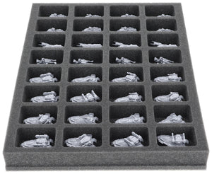 FS040A040 Feldherr Schaumstoffeinlage für Epic Warpath - 32 Fächer