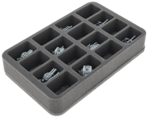 HS050A179 Bandeja de espuma Feldherr para Clash Blindado - 16 Compartimentos