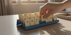 Set di 4 pezzi di valore Feldherr in plastica per Rummikub - 4 slot