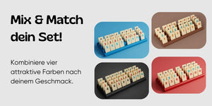 Set di 4 pezzi di valore Feldherr in plastica per Rummikub - 4 slot