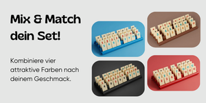 Set di 4 pezzi di valore Feldherr in plastica per Rummikub - 4 slot
