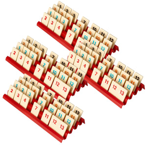 Set di 4 pezzi di valore Feldherr in plastica per Rummikub - 4 slot