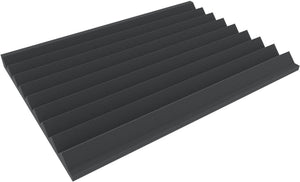 KQMFQQ036 600 mm x 420 mm x 36 mm Feldherr zig-zag pattern foam tray