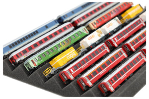 KN030A01 Feldherr Zugliege 360 mm x 270 mm per il modellismo ferroviario - Scartamento N - 7 scomparti