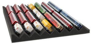 KN030A01 Feldherr Zugliege 360 mm x 270 mm per il modellismo ferroviario - Scartamento N - 7 scomparti