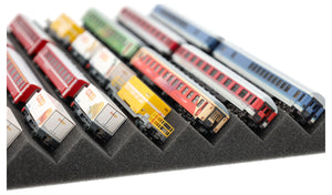 KN030A01 Feldherr Zugliege 360 mm x 270 mm per il modellismo ferroviario - Scartamento N - 7 scomparti