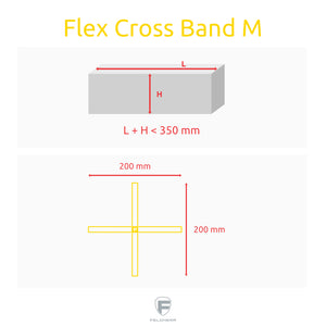 Feldherr Flex Cross Band Mix - Größe M/L/XL