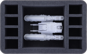 Feldherr GENERAL 370 Tasche mit Lagerboxen FSLB150 + FSLB055 für Adeptus Custodes