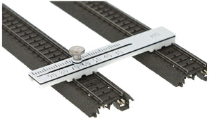 Ancho de vía ajustable H0 - 26 mm a 100 mm - Herramienta duradera para maquetas de trenes - Diseño compacto para un montaje preciso de las vías