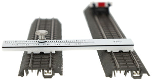 Ancho de vía ajustable H0 - 26 mm a 100 mm - Herramienta duradera para maquetas de trenes - Diseño compacto para un montaje preciso de las vías