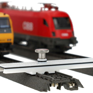 Ancho de vía ajustable H0 - 26 mm a 100 mm - Herramienta duradera para maquetas de trenes - Diseño compacto para un montaje preciso de las vías
