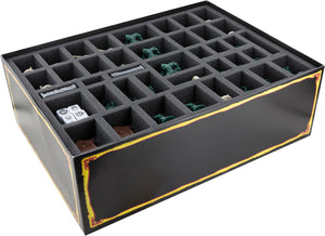 Feldherr Schaumstoff-Set + Tokenhalter für HeroQuest (2021) Grundspiel + Die Bastion Kellars Keep + Die Rückkehr des Hexen-Lords - Grundspielbox