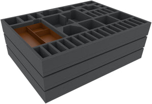 Feldherr Schaumstoff-Set + Tokenhalter für HeroQuest (2021) Grundspiel + Die Bastion Kellars Keep + Die Rückkehr des Hexen-Lords - Grundspielbox