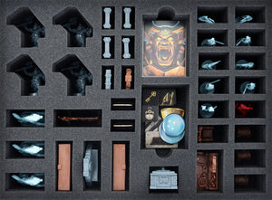 Feldherr Schaumstoff-Set + Organizer Insert für HeroQuest (2021) Grundspiel + 4 Erweiterungen - Grundspielbox