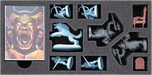 Feldherr Schaumstoff und Organizer Insert Bundle für HeroQuest (2021) Grundspiel + 5 Erweiterungen - in Brettspielboxen