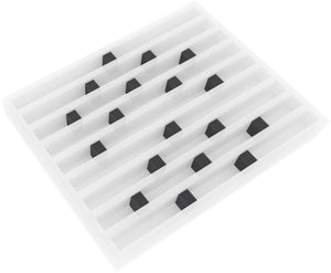 50 Distanzstücke Schaumstoffquader - für Spur Z / Spur N - 25 mm x 20 mm x 15 mm HS025A002