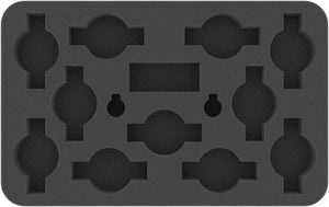 HS030DF03 30 mm Half-Size Schaumstoff für Dropfleet Commander - UCM Fregatten und Shaltari Voidgates + GRATIS Dose für Stöpsel