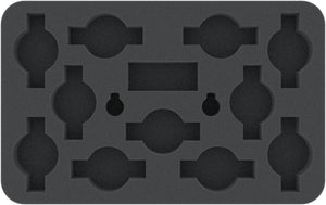 HS030DF09 Plateau en mousse demi-taille 30 mm pour Dropfleet Commander - Corvettes + capsule GRATUITE pour chevilles