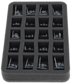 HS035A074 Plateau en mousse Feldherr pour Tribes of Orcs and Goblins - 20 compartiments